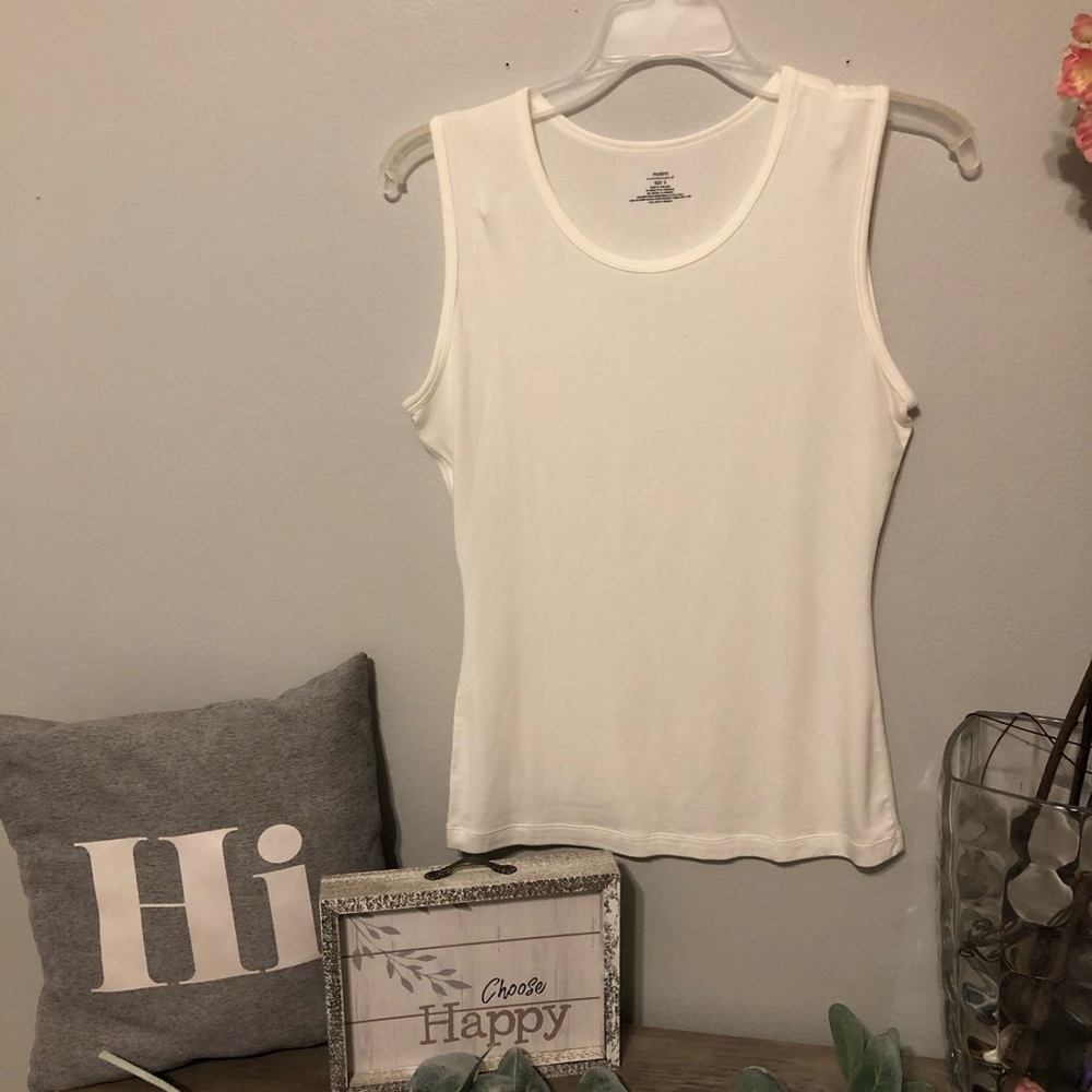 White sheer top